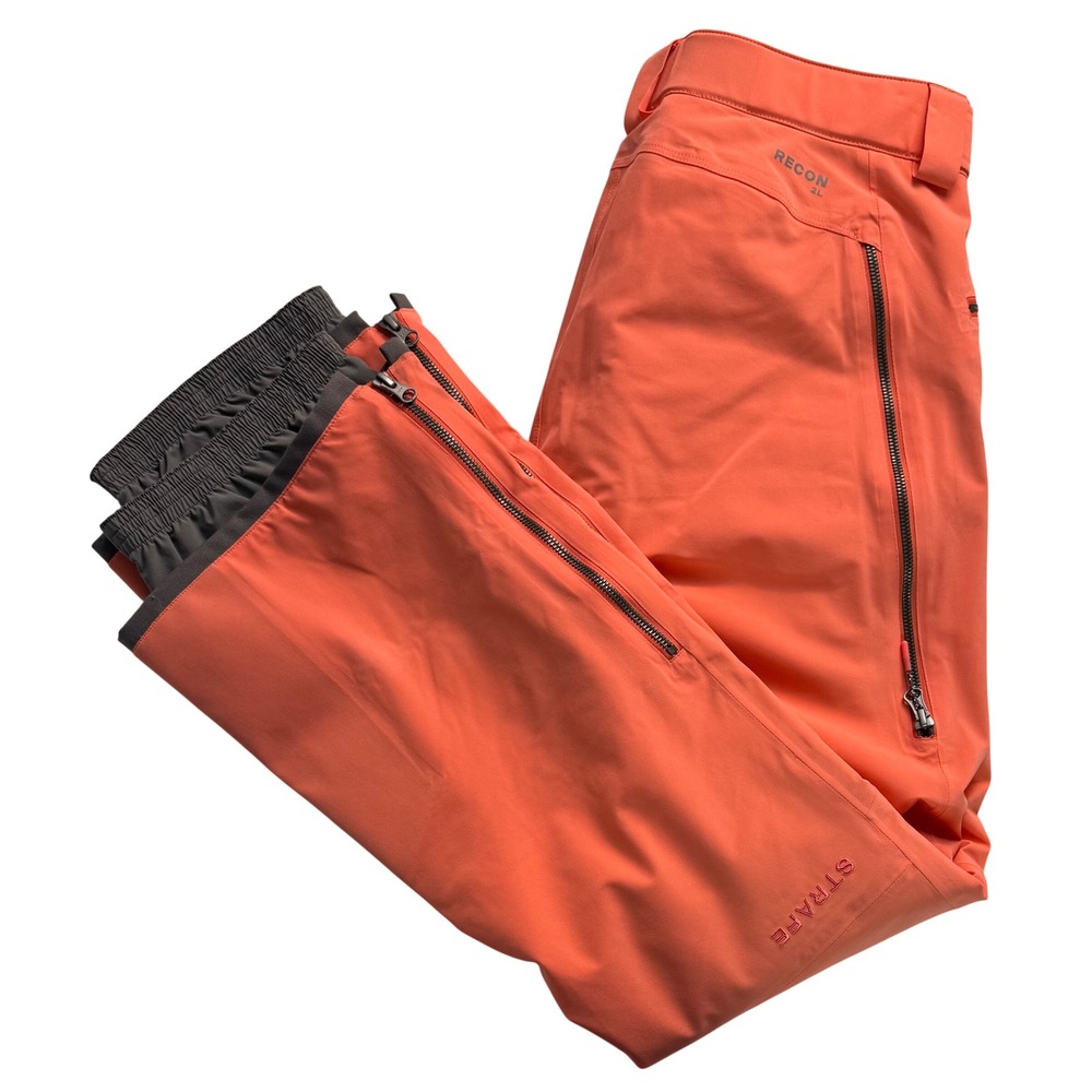 Strafe Pika Pant Women M Sunset Orange Primaloft Ski Snowboard MSRP $409